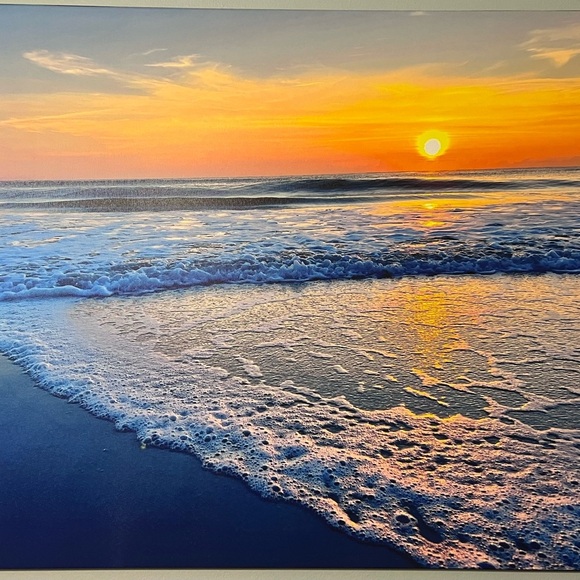 New Sunset Beach Canvas Art - Picture 1 of 1